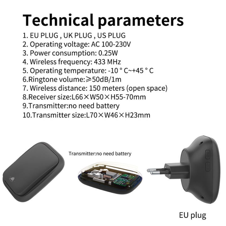 Wireless%20Self-powered%20Outdoor%20Doorbell%20No%20Battery%20Required%20Waterproof%20Transmitter%20220V%20EU%20Receiver%20Doorbell%20Set%20for%20Home%20Control%20Wireless%20Self-powered%20Outdoor%20Doorbell%20No%20Battery%20Required%20Waterproof%20Transmitter%20220V%20EU%20Receiver%20Doorbell%20Set%20for%20Home%20Cont%20-%20Image%206