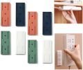 Self-Adhesive Desktop Socket Fixer, 2023 New Adhesive Punch Free Socket Holder, Premium Wall-Mounted Plug Fixer Sticker Desktop mountable Plug-in Socket Fixer Bracket Stand. 