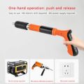 High quality: the nail gun is made of solid metal with non-slip rubber handle and non-slip protection. Reinforced and thickened alloy steel striking pin is made with special process to ensure high and stable shooting performance, not easy to break, low lo. 