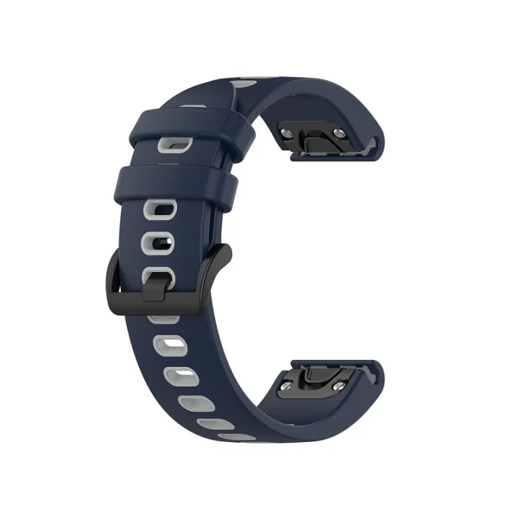 For%20Garmin%20Fenix%205X%2026mm%20Silicone%20Sports%20Two-Color%20Watch%20Band%20-%20Image%202