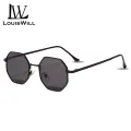 LouisWill Women Sunglasses Fashion Sunglasses Eyes Protection Sunglasses Ladies Sunglasses Irregular Polygons Glasses Female Eyewear Light Transmission Sun Glasses for Women. 