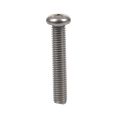 M8 x 45mm 304 Stainless Steel Phillips Machine Screw Bolt 5pcs. 