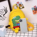 Anti-Lost Equipped with Anti Loss Rope Children's Cartoon Mini Book Bag 1-3 Lost Prevention Kindergarten Boys and Girls Shoulder Bag Cute Dinosaur Snack Bag Basketball. 