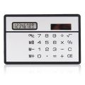 MMLUCK 8-digit Travel Handheld Digit Calculator Children's Ultra-thin Stationery Solar Power Office Supplies Pocket Calculator Credit Card Calculator Solar Powered Calculator Mini Calculator. 