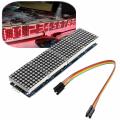 LED MAX7219 Dot Matrix Module Display 4 in 1 + 5Pin Cable Arduino PIC Pi ARM 5V. 