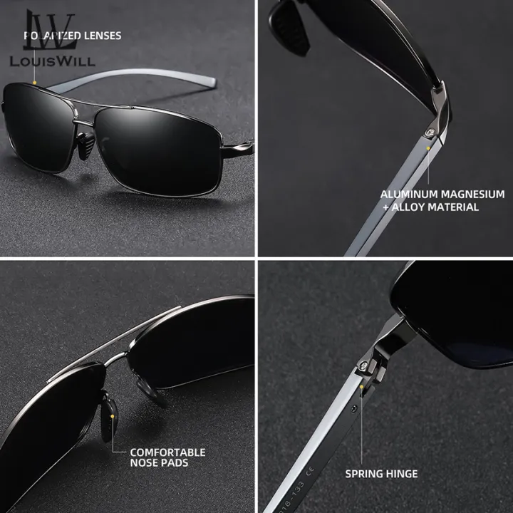 LouisWill%20Male%20Safety%20Driving%20Polarized%20Sunglasses%20Mens%20Eyewear%20Fishing%20UV400%20Sun%20Glasses%20Classic%20Alloy%20Frame%20-%20Image%203