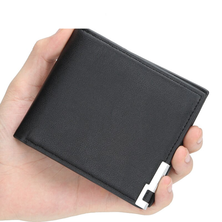 SeaGloca%20Men%20Wallet%20Purse%20Money%20Short%20Designer%20Soft%20ID%20Card%20Case%20Slim%20Fashion%20Simple%20Leather%20Wallet%20-%20Image%206