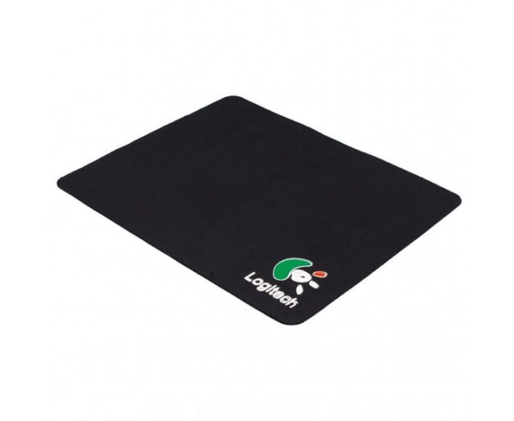 Logitech Cloth Gaming Mouse Pad, Moderate surface friction, Consistent surface texture, Stable, Rollable - Black