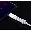 Spiral Cable protector  /  Silicone Bobbin winder / Protective for USB Charging earphone Case Cover සර්පිලාකාර කේබල් ආරක්ෂකය / සිලිකොන් බොබින් වයින්ඩර් / USB ආරෝපණ ඉයර්ෆෝන් කේස් කවරය සඳහා ආරක්ෂිත. 