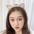 Fashion Women Girls Cute Plush Cat Ear Headband Autumn Winter Cartoon Lovely Furry Non-slip Hair Hoop Costume Party Headwear Hair Accessories. 