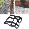 【BestGO】 Plastic Path Maker Pavement Model Concrete Stepping Stone Brick Cement Mould for Garden. 