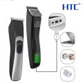 HTC AT-129C Mens Washable Cordless Rechargeable Hair Trimmer Electric Clipper Precision Cutting Saloon Barber Salon Razor Automatic T-Blade Power Cut Machine Man Beard Styler Fading Blending Hair Clipper Hair Shaver Hairclippers Best Beard Trimmer Barber. 