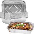 10/25pcs 3500ml Rectangular Tinfoil BBQ Special Thickened Bowl Tray And For Baking Disposable Aluminum Foil Packaging Box.. 