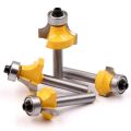 Woodworking router bit beading type 1/4X1/4 corner round over wood edging router bit (6.35mm shank). 