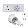 3PCS Universal Travel Adapter European to British EU to UK Plug Adapter Type G Electrical Plug Converter Socket. 