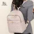 LouisWill Women’s Backpack Shoulder Bag Rivet Decoration Design Large Capacity Diamond Grid Backpack Lightweight Laptop Backpack Casual Zipper Packs Waterproof For Girls Teens Women’ Fashion Travel Study. 