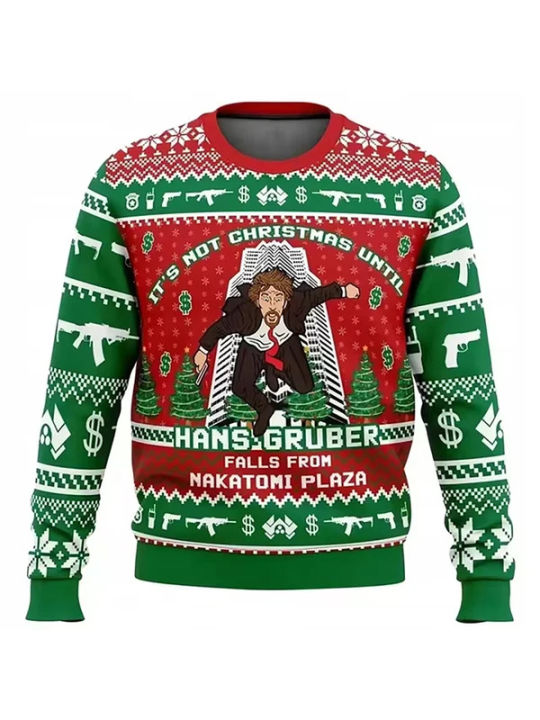 Hans%20Gruber%20Fall%20Nakatomi%20Plaza%20The%20Hard%20Ugly%20Christmas%20Sweater%20Women%20Men%20Sweater%20Tops%20Cartoon%20Anime%20Couple%20Hoodie%20Sweatshirt%20-%20Image%203