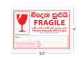 Fragile Sticker. 