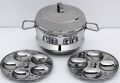 Stainless Steel Idli Maker/satti/Steamer/Boiler/Cooker/Panai (9 IDLY, 2 plates). 