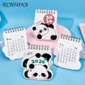 Desk Calendar for Students Desk Calendar Cartoon Panda Pattern 2024 Manage Time Plan Tasks Mini Calendar for Home School Office Stand Out Desk Calendar. 