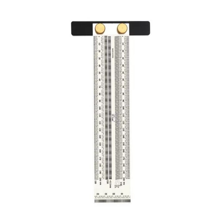 Line Thickness Ruler Line Ruler High-Precision Scale T-Type Hole Ruler Stainless ...