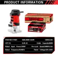 Wood trimmer mini router 1/4" shank WISEUP brand 171601. 