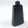 LP 7" Metal Steel Cow Bell Noise Maker Cowbell Percussion Instrument for Drum Set Kit Percussion. 