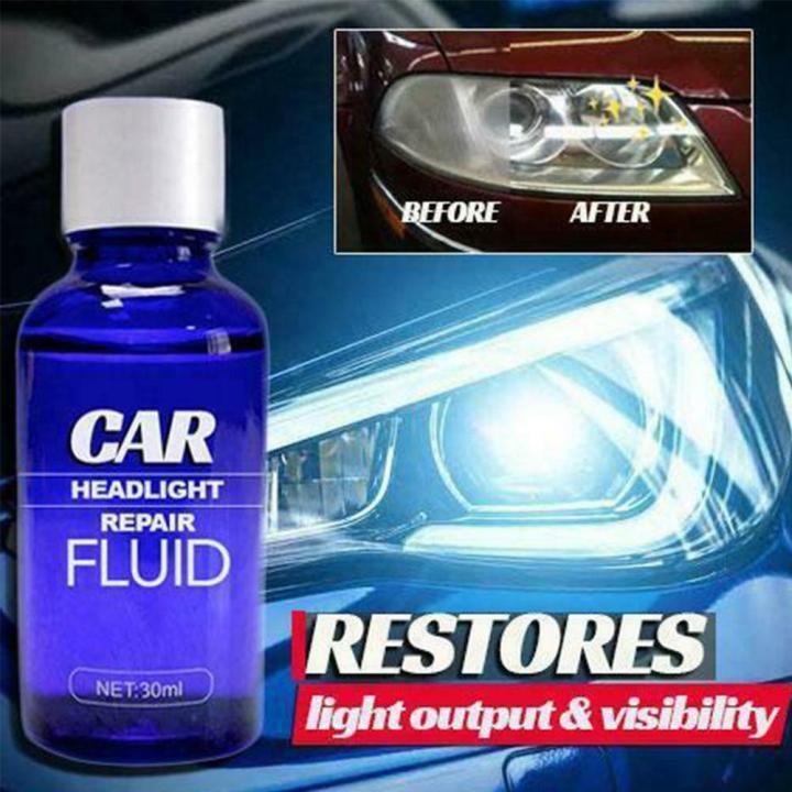 New Car Headlight Maintenance Clean Retreading Agent Spray Polish Repair Fluid