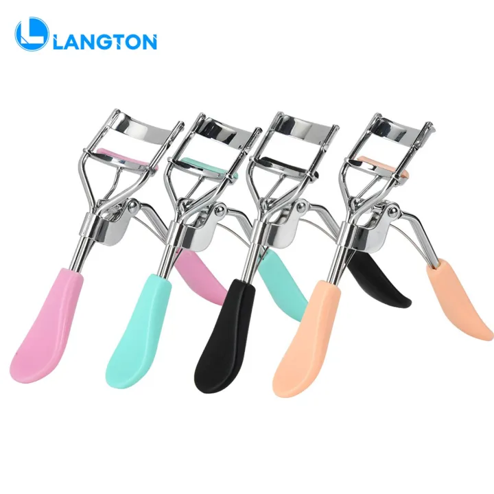 Langton Eyelash Clip Fitted Eye Shape Plastic Handle Beauty Lash Lift Tool