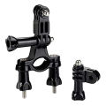 Bicycle Bike Handlebar Mount Adapter for Hero Three Way Adjustable Bike Seatpost Three Way Adjustable Pivot Arm. 
