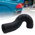 Flexible Cold Air Intake Hose Intake Pipe Easy DIY Installation Washable Black 50mm Diameter. 