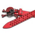 Big SKULL Rhinestone Belt Women Harajuku Y2K Western Bling Belt Luxury Designer with Diamond Pin Buckle Men Belt for Jeans. 
