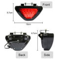 12V Car Sporty F1 Style Triangle 12LED Rear Stop Tail Third Brake Light Lamp. 