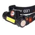 New USB Rechargeable Headlight Powerful XPE+COB Headlamp Head Torch IPX6 Waterproof Head Light with 1200mAh Built-in Battery. 