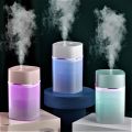 Portable 260ml Air Humidifier Mini Aroma Oil Diffuser USB Cool Mist Sprayer with Colorful Soft Night Light for Home Car Purifier. 