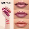 MARS Matte Box Set of 3 Lipsticks for Women | Long-Lasting | Smooth Finish | Moisturising | One Swipe Pigmentation | (3x3.2 gm) (02-Peaches & Nudes) SAB. 
