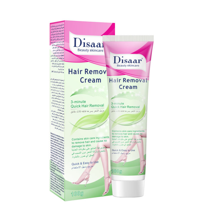 Disaar Hair Removal Cream 3-Minute Quick Legs Armpit Private Parts And Body Best For Men & Women 100g