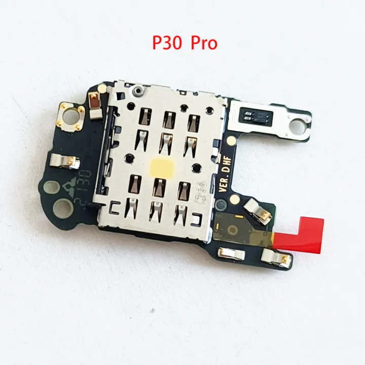 Original%20For%20Huawei%20P30%20Pro%20SIM/SD%20Card%20Reader%20Tray%20Holder%20Board%20Replacement%20Parts%20With%20Mic%20Microphone%20Flex%20Cable%20-%20Image%203