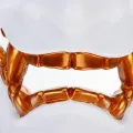 3 Colors Optional Fun Half Face Mask Resin Cosplay Samurai Halloween Party Festival Ideal Mask. 