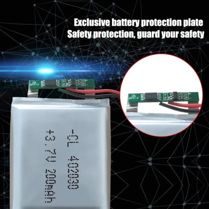 402030%203.7v%20200mAh%20Li-ion%20Li-Po%20Cells%20Lithium%20Polymer%20Rechargeable%20Battery%20For%20Bluetooth%20GPS%20MP3%20MP4%20Recorder%20-%20Image%207