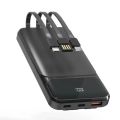 Aspor 10000mAh Power bank 22.5w Output - A315 22.5w fast charge, 3 inputs, 4 outputs, high quality display, 10000mah power bank, 4 in-built cables. 