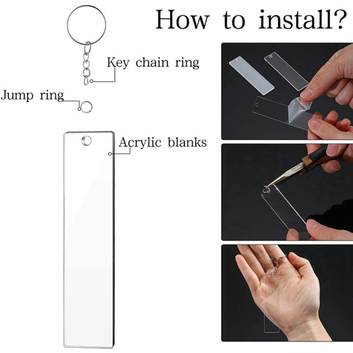 ARELENE%20120%20Pieces%20Rectangle%20Acrylic%20Key%20Chain%20Blank%20Transparent%20Acrylic%20KeyChain%20Blank%20-%20Image%203