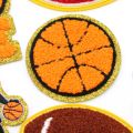 New Spot basketball Football Chenille Iron on Patches Embroider Patch Towel sticker For DIY Bag Caps Applique Exquisite Badge. 