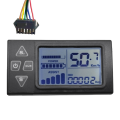 1 PCS 24V-60V S861 LCD Ebike Display Dashboard Black For Electric Bike BLDC Controller Control Panel (SM Plug 6PIN). 