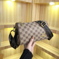 IELGY messenger bag women's french niche design light luxury temperament printed pillow bag. 