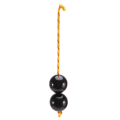 Rhythmic Ball,Egg Shaker Double Percussion,Black. 