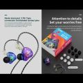 QKZ AK6 MAX In-ear Dynamic Subwoofer Wire-controlled Earphone, Version:Standard Version. 
