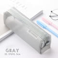Clear Pencil Case Student Examination Pencil Bag Transparent Stationery Holder Transparent Stationery Bag Mesh Stationery Bag. 