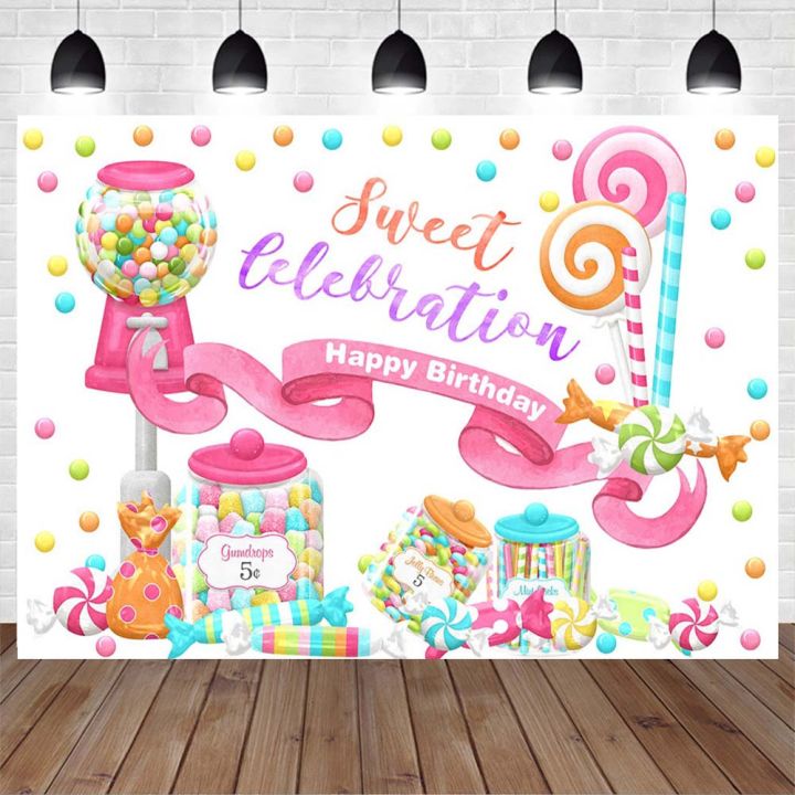 Candy%20Theme%20Birthday%20Background%20Photography%20Welcome%20Candyland%20Baby%20Birthday%20Backdrops%20Decoration%20Banner%20Photocall%20-%20Image%207