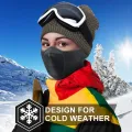 Outdoor Snowboard Fluffy Fleece Cold Weather Neck Warmer Windproof Warm Fleece Thermal Scarf Cellular Network Cotton Skiing Face Cycling. 